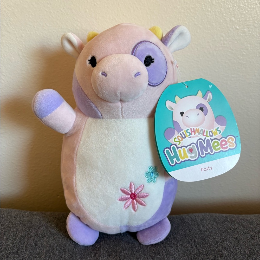 Squishmallows HugMees Patty the Cow Plush